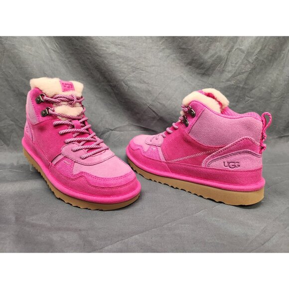 UGG Australia Other - UGG Australia Girls Highland Hi Heritage Boots Suede Pink Size 5 NEW NO BOX!
